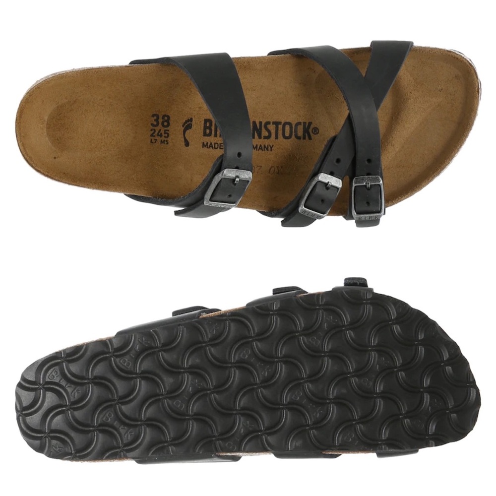 Birkenstock Franca Sandal Oiled Black
